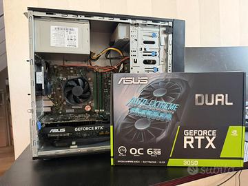 PC gaming rtx3050 6gb 