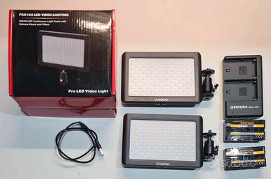 Faretti luce per foto e video