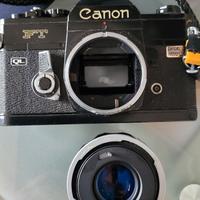 Macchina fotografica canon FT corpo in metallo