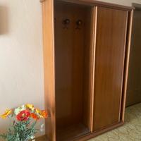 Armadio/appendiabiti con anta scorrevole