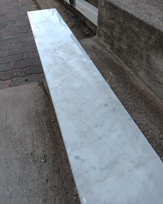 Soglia lastra marmo bianco