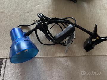 Lampada con pinza
