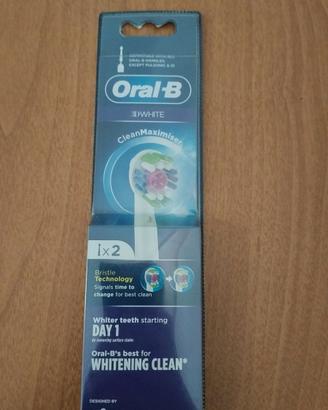 Testine di ricambio spazzolino oral b 2 pezzi
