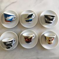 Tazzine da caffè collezione Click Art 2002 vintage