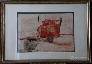 Dipinto, F. Donato, Soggetto astratto, 1974