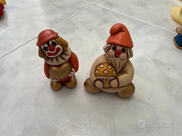Clown e Nano THUN in Ceramica - Colorati e Allegri