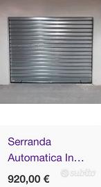 Serranda Garage zincata elettr+Vario in BLOCCO