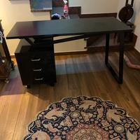 SCRIVANIA NERA 140 SIXBROS