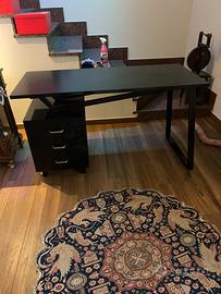 SCRIVANIA NERA 140 SIXBROS