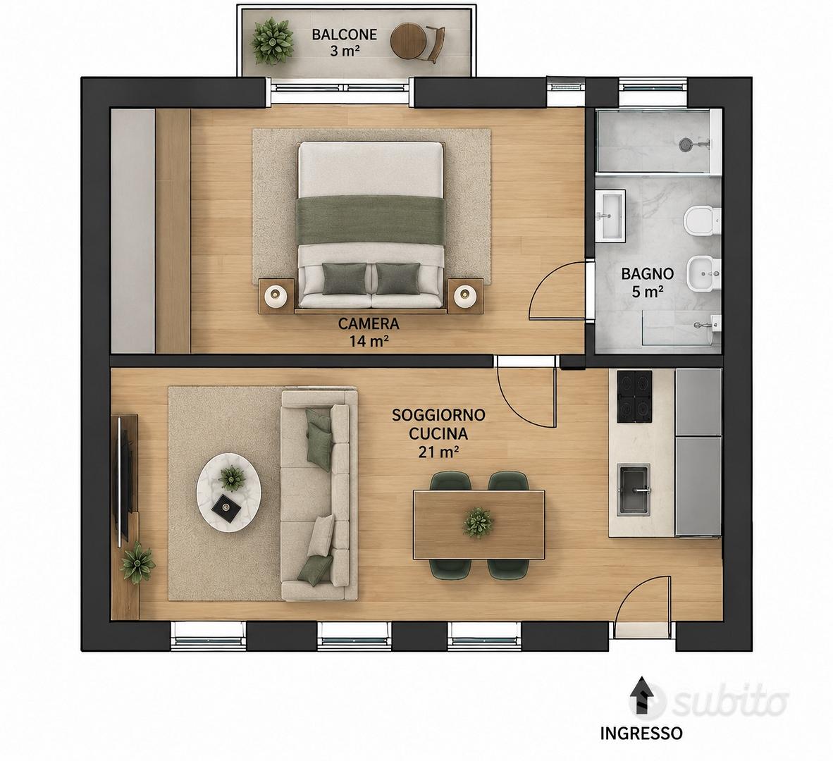 Appartamento – SA - Vista 3