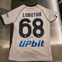 maglia autografata originale lobotka