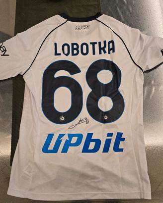 maglia autografata originale lobotka