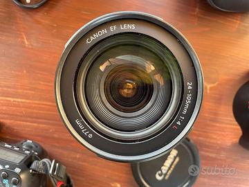 Canon EF 24-105mm f/4 L IS + Canon 70D e accessori