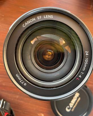 Canon EF 24-105mm f/4 L IS + Canon 70D e accessori