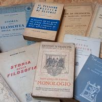 Libri Filosofia d'epoca anni 40 - 70 da collezione