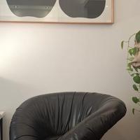 poltrona in pelle Lennart Bender 