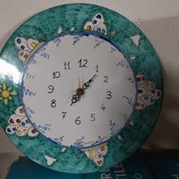 Orologio ceramica vietrese