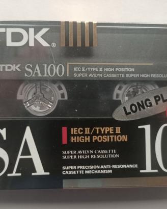CASSETTA STEREO7 TDK SA100 DA COLLEZIONE