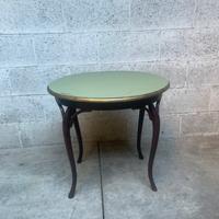 TAVOLINO SERVIZIO VINTAGE ART DECO LEGNO CURVATO