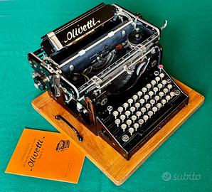 Macchina da scrivere Olivetti M20 1927 funzionante
