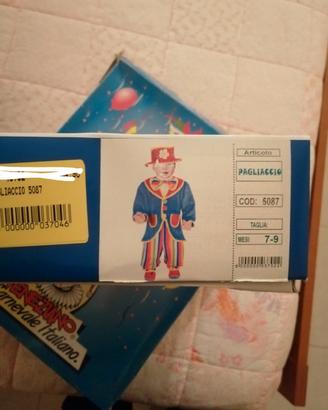 vestito carnevale pagliaccio