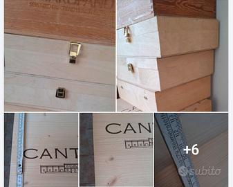 Scatole in Legno per Bottiglie di Vino