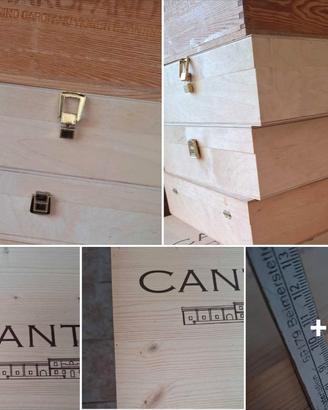 Scatole in Legno per Bottiglie di Vino