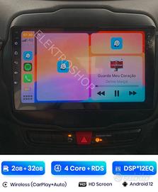 Display Touch Jeep Renegade Android Comandi Wifi 