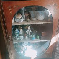 Antica vetrinetta music cabinet fine XIX secolo