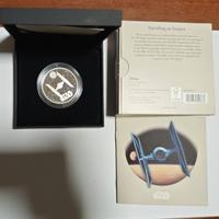 MONETA STAR WARS "TIE FIGHETR" RE CARLO III