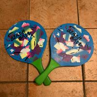 Racchette spiaggia vintage