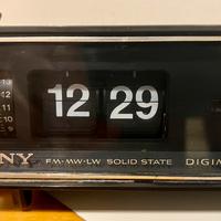 Radio Sveglia flip clock Sony Digimatic 8FC-59.