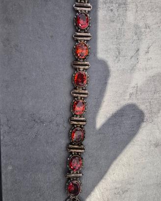 Bracciale in argento 925 stile afro