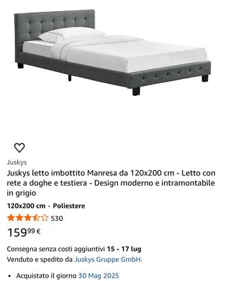 Letto 1 piazza e mezzo