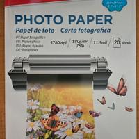20 fogli di carta lucida fotografica 