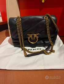 Borsa Pinko Love Puff  - Grande nera  27x18