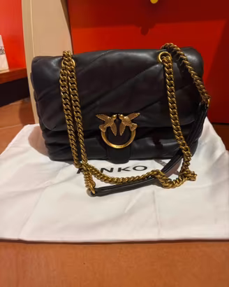 Borsa Pinko Love Puff  - Grande nera  27x18