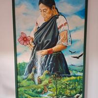 Dipinto Madre Terra - olio su tela