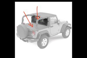 Telo softop Bestop jeep Wrangler JK 