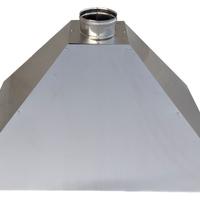 Cappa componibile inox per barbecue