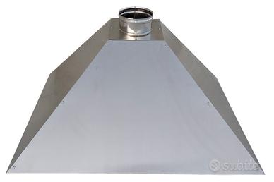 Cappa componibile inox per barbecue
