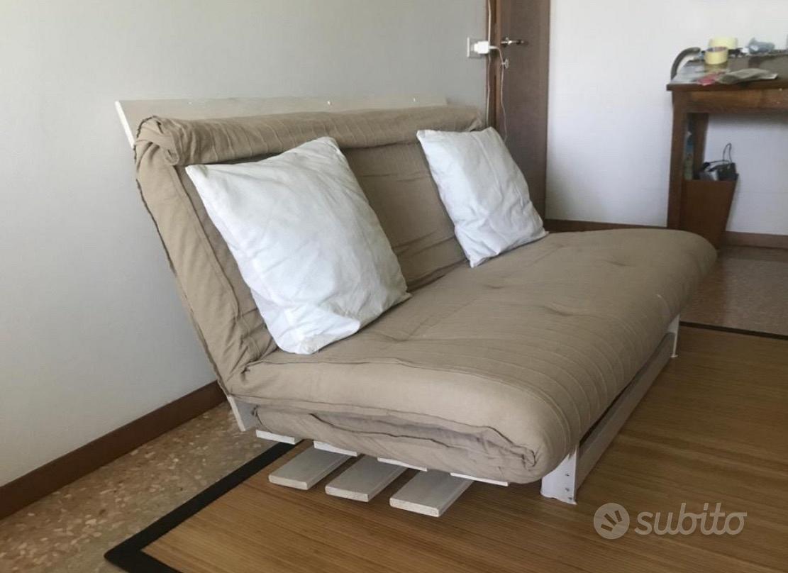 Canapé Lit 2 Places Futon Tatami HOSHI - Avec 2 Coussins Et Matelas Piazza E Mezzo