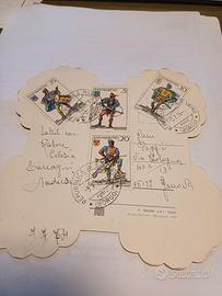 Storia postale serie francobolli S.Marino 74