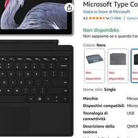 Surface Pro 5 i5 8/256GB con Pen e Type Cover
