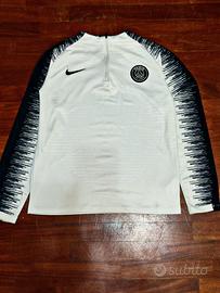 Felpa Nike PSG con zip Taglia S bianca e nera 
