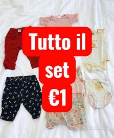 Lotto AMPIO neonato 0-6 mesi - SOLO €1