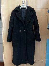 Cappotto teddy nero