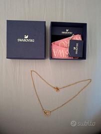 Collana oro Swarovski 