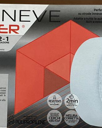 Calze neve catene red power