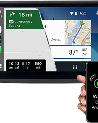 Autoradio navigatore android fiat 500 9" carplay